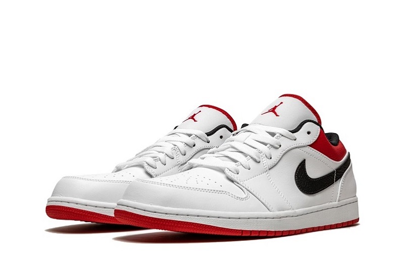 Air Jordan 1 Low &Quot;White University Red&Quot;