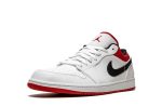 Air Jordan 1 Low "White University Red"