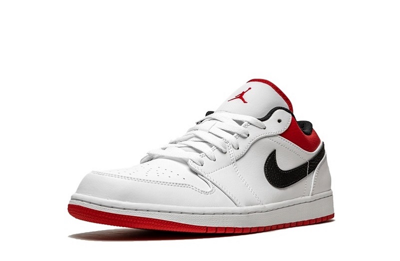 Air Jordan 1 Low &Quot;White University Red&Quot;