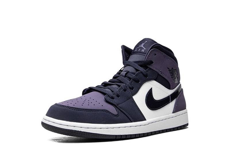 Air Jordan 1 Mid &Quot;Obsidian Sanded Purple&Quot;