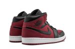 Jordan 1 “Banned Grm Red Black” Mid