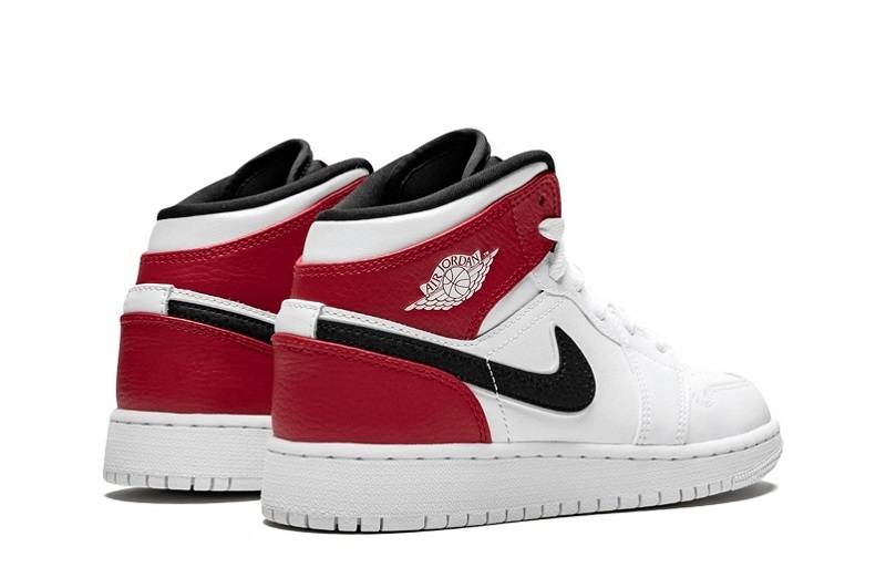 Jordan 1 &Quot;White Black Gym Red&Quot; Mid