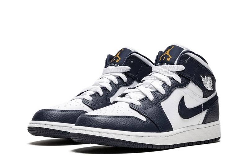 Air Jordan 1 Mid Gs &Quot;Obsidian&Quot;