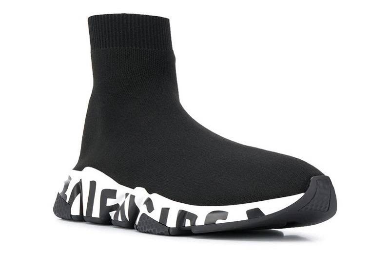 Balenciaga Speed Trainer &Quot;Graffiti - Black White&Quot;