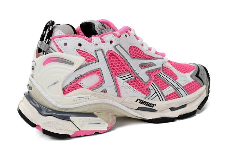 Balenciaga Wmns Runner Sneaker &Quot;White Neon Pink&Quot;