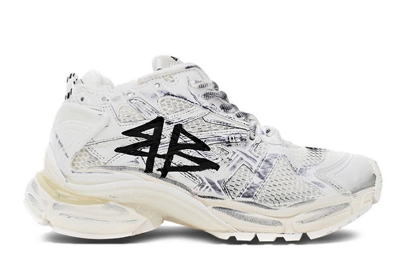 Balenciaga Runner Sneaker &Quot;Graffiti - White Black&Quot;