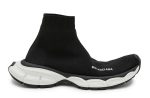 Balenciaga Knit Sock Sneakers "Black and White"