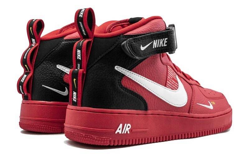 Air Force 1 Mid '07 Lv8 &Quot;Red&Quot;