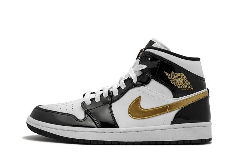 Jordan 1 "Black Gold" Mid