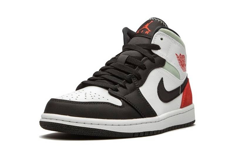 Jordans 1 &Quot;Red Grey Black Toe&Quot; Mid