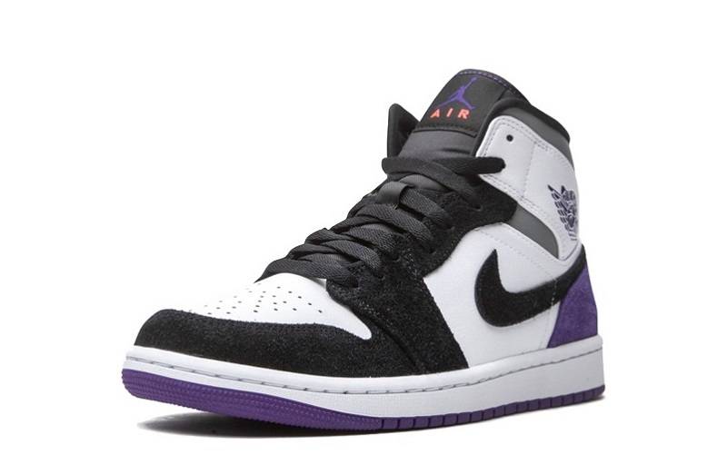 Air Jordan 1 Mid &Quot;Court Purple Suede&Quot;