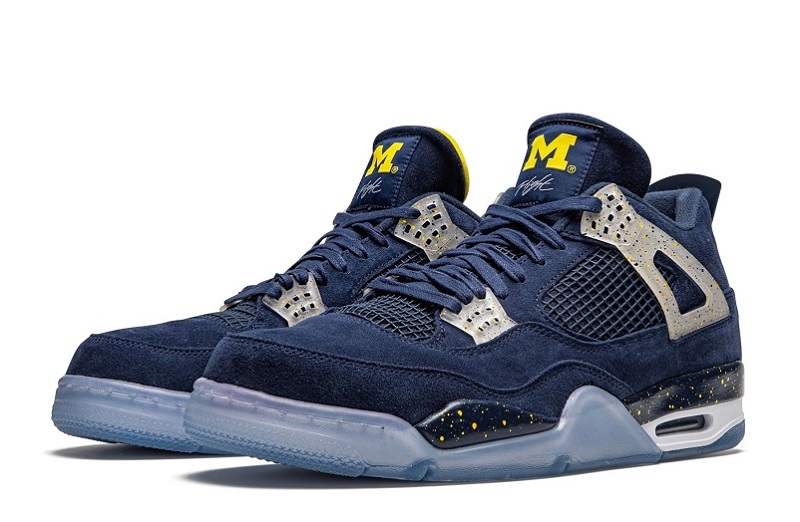 Air Jordan 4 Retro &Quot;Michigan Wolverines&Quot; Pe