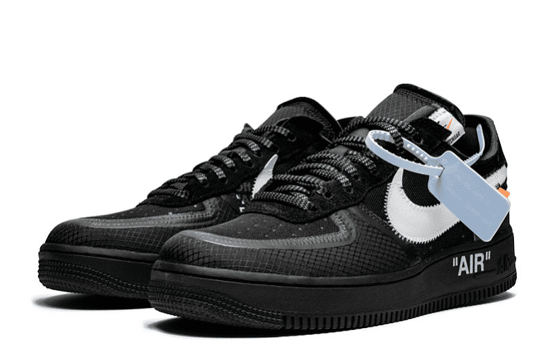 Off-White Air Force 1S Low “Black”