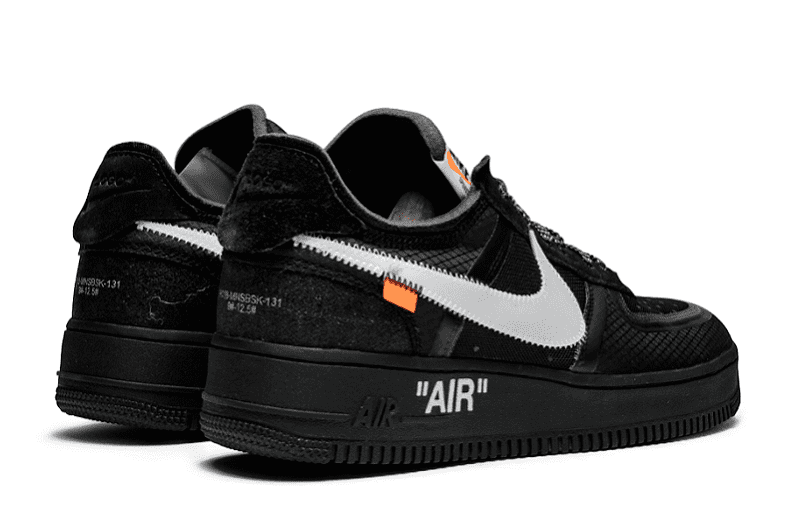 Off-White Air Force 1S Low “Black”