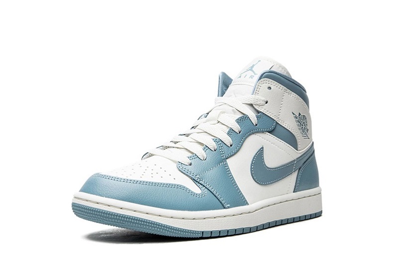 Wmns Air Jordan 1 Mid &Quot;University Blue&Quot;