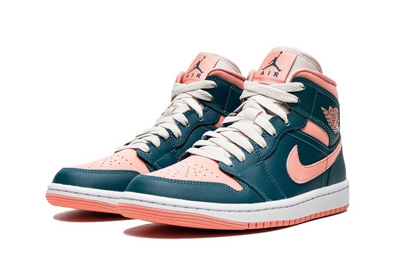 Wmns Air Jordan 1 Mid &Quot;Dark Teal Green&Quot;