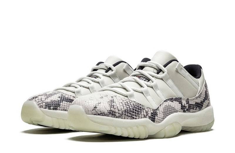 Air Jordan 11 Retro Low &Quot;Light Bone Snakeskin&Quot;