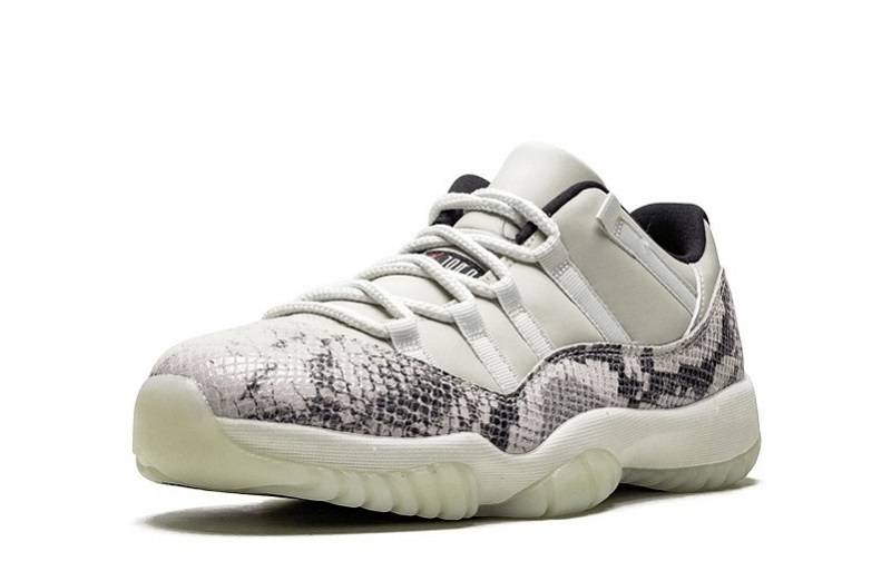 Air Jordan 11 Retro Low &Quot;Light Bone Snakeskin&Quot;