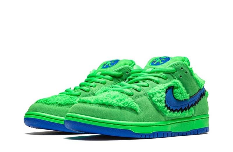 Grateful Dead X Sb Dunk Low “Green Bear”