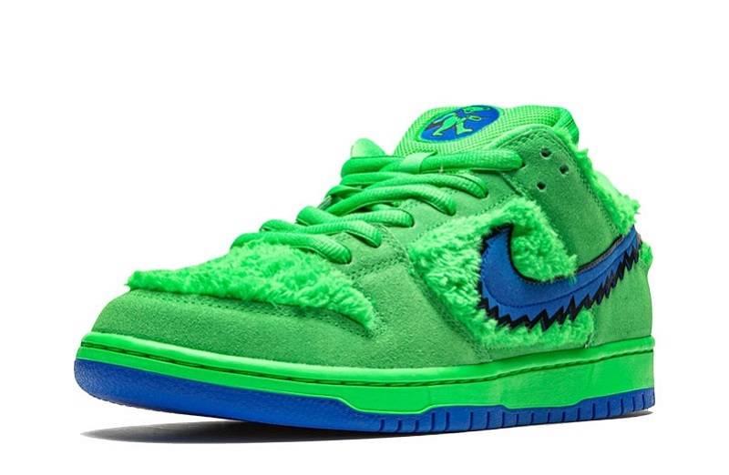 Grateful Dead X Sb Dunk Low “Green Bear”