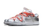 Off-White x Dunks Low "Silver/White"