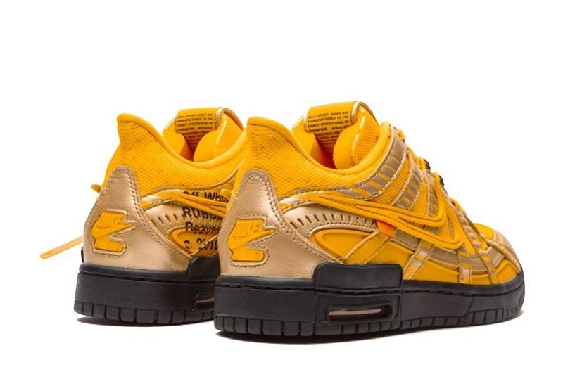 Off-White X Air Rubber Dunk &Quot;University Gold&Quot;