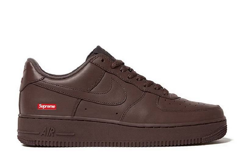 Supreme X Air Force 1 Low &Quot;Box Logo Baroque Brown&Quot;