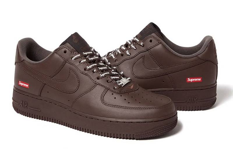 Supreme X Air Force 1 Low &Quot;Box Logo Baroque Brown&Quot;