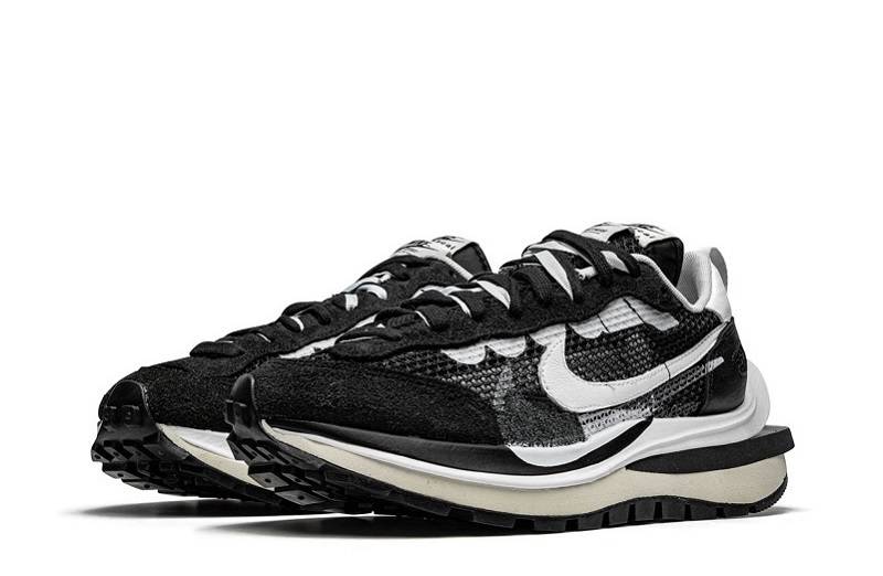 Sacai X Nike Vaporwaffle &Quot;Black White&Quot;