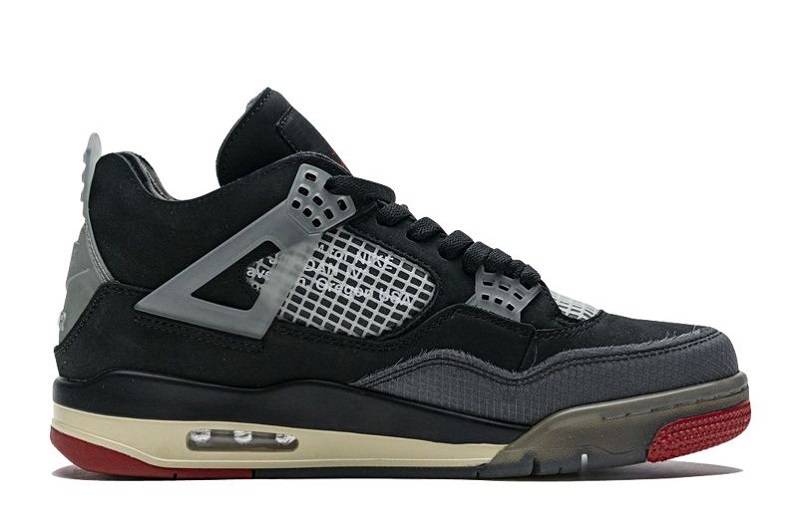 Off-White X Air Jordan 4 &Quot;Bred&Quot;