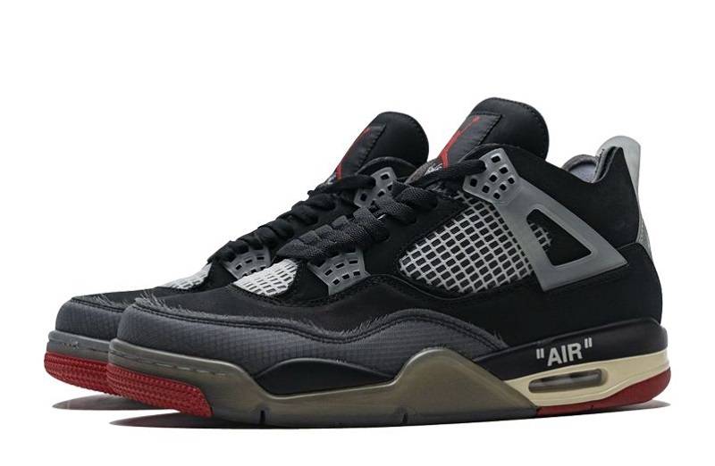 Off-White X Air Jordan 4 &Quot;Bred&Quot;