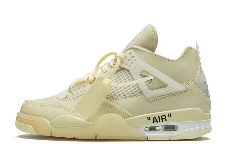 Off-White X Air Jordan 4 “Sail”