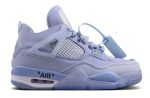 Off-White x Air Jordan 4 Retro SP "Blue Purple"