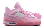 Off-White x Air Jordan 4 Retro SP "Pink"