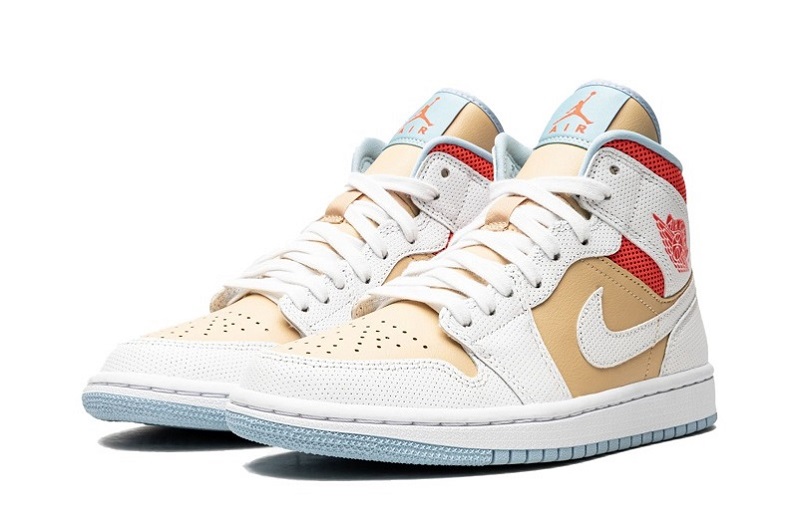 Wmns Air Jordan 1 Mid Se &Quot;Sesame&Quot;