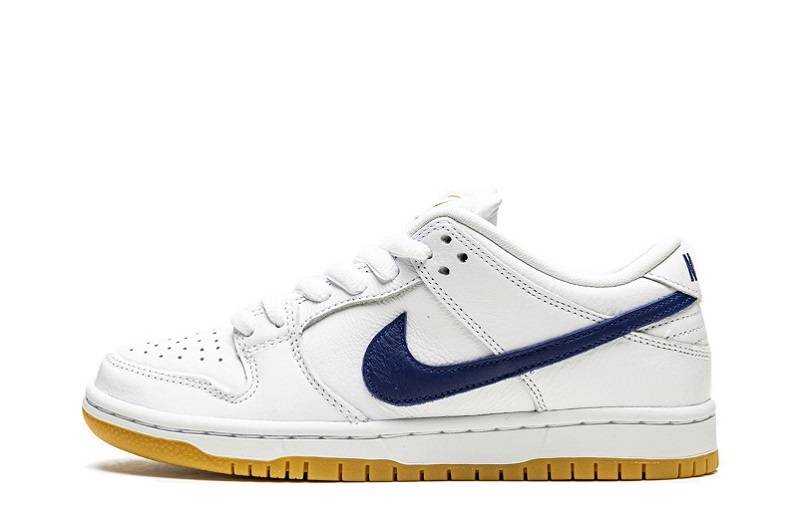 Nike SB Dunk Low "Orange Label White Navy"