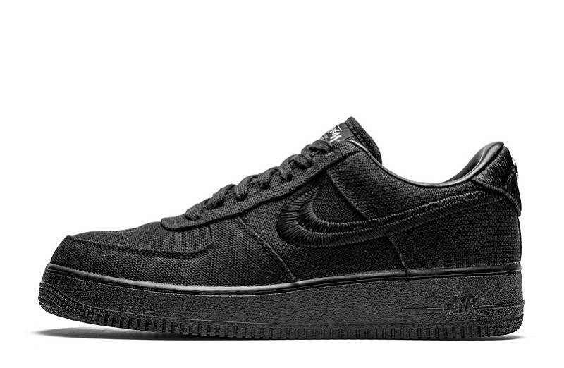 Stussy x Air Force 1 Low "Black"