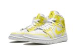 Wmns Air Jordan 1 Mid LX "Off White Opti Yellow"