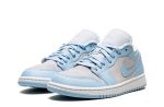 Air Jordan 1 Low "Football Grey Aluminum" (Women's)