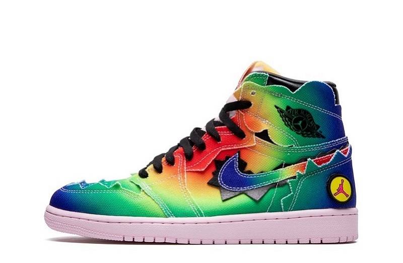 J Balvin x Air Jordan 1 High OG "Colorful Tie-dye"