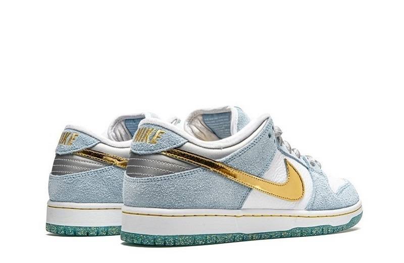 Sean Cliver X Sb Dunk Low &Quot;White Blue&Quot;