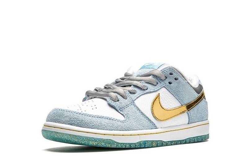 Sean Cliver X Sb Dunk Low &Quot;White Blue&Quot;