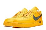 Off-White x Air Force 1 Low "Lemonade" “University Gold”