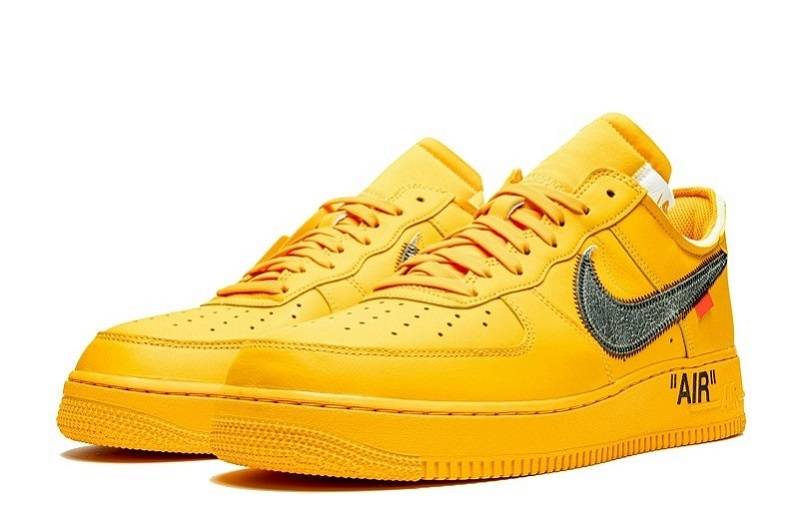 Off-White X Air Force 1 Low &Quot;Lemonade&Quot; “University Gold”