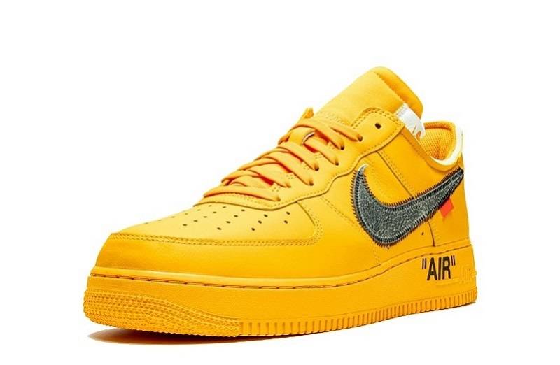 Off-White X Air Force 1 Low &Quot;Lemonade&Quot; “University Gold”