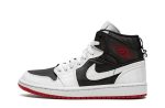 Wmns Air Jordan 1 Mid SE Utility "White Black Gym Red"