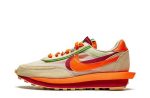 Clot x Sacai x Nike LDWaffle "Orange Blaze"