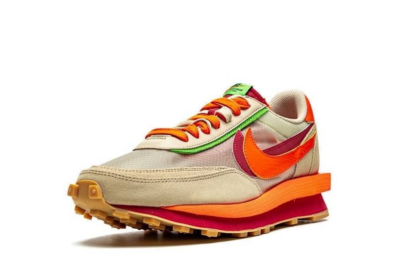 Clot X Sacai X Nike Ldwaffle &Quot;Orange Blaze&Quot;