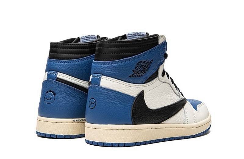 Travis Scott X Fragment X Air Jordan 1 High Og Sp “Military Blue”