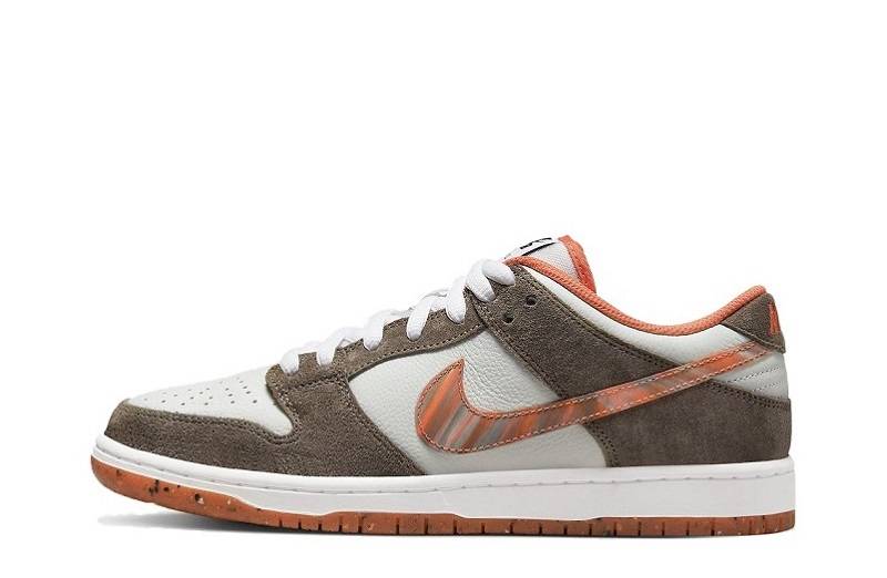 Crushed D.C. x SB Dunk Low "Orange-Brown"